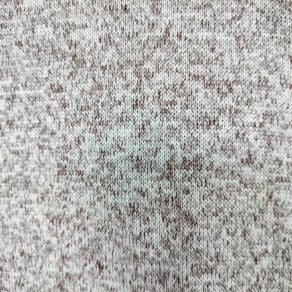 MWL Madewell (Re)sourced Sweater Fleece Shirt Jacket Heather Pale Thistle Brown - Picture 10 of 10